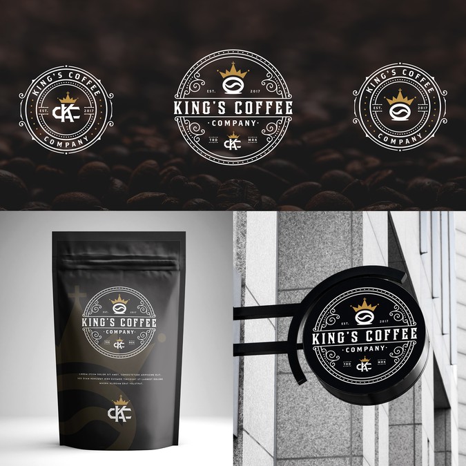 Help King's Coffee Company brand their royal brew for the first time