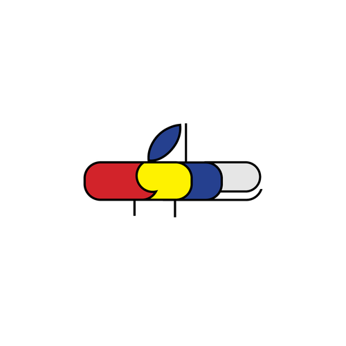 Community Contest | Reimagine a famous logo in Bauhaus style Réalisé par Pi6el ☑️