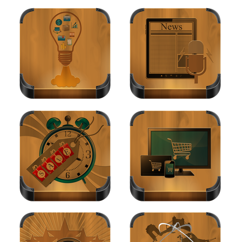 Create attractive 8 icons (+8 through 1-to-1 project) for augmented
reality scanning purposes Ontwerp door JohanP