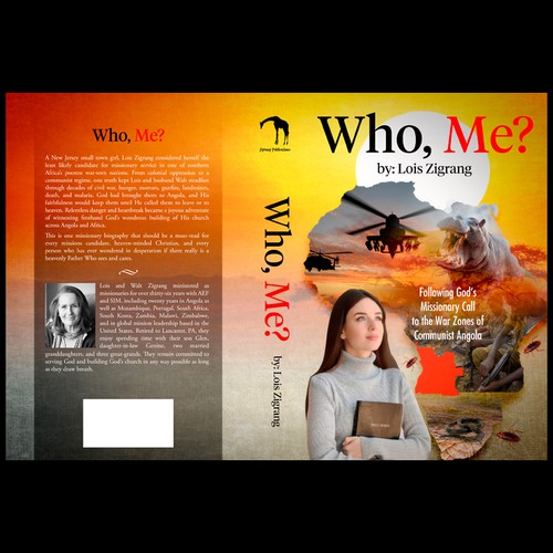 Create an Awesome Nonfiction Book Cover about a Missionary in War-Torn South Africa Design by Ace Silva