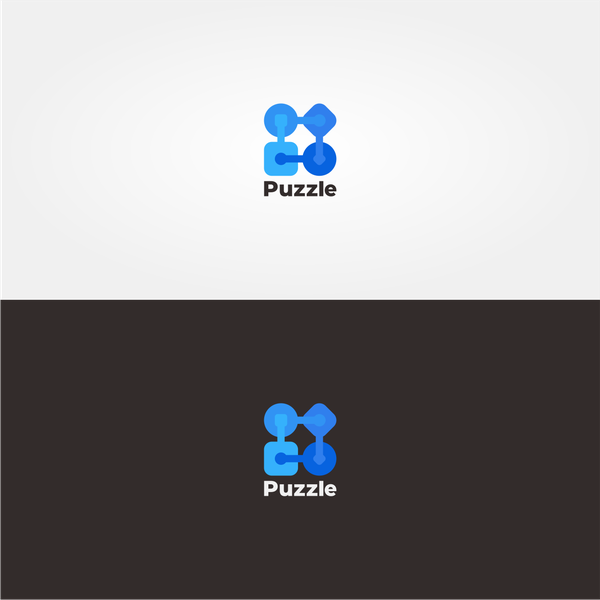 workflows logo concept for Puzzle
