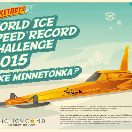 Create event poster for World Record Speed Event! Design by prim