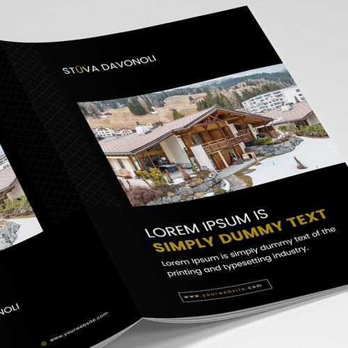 Designs | Stüva Davonoli - Brochure design required for a rustic luxury ...