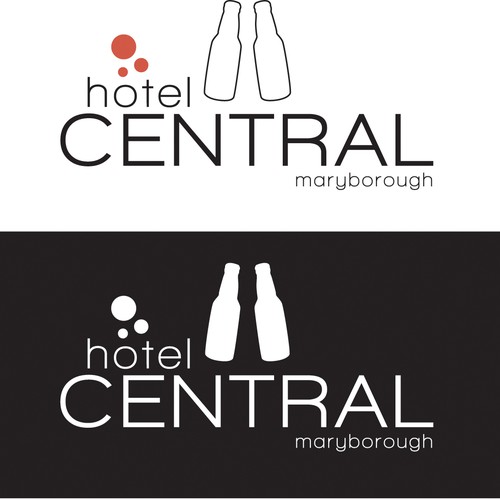 Logo for Hotel Central Design by smallteapot