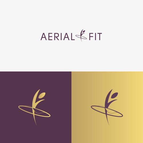 "Aerial Fit" Logo for our new aerial sports shop Design by mayurd151