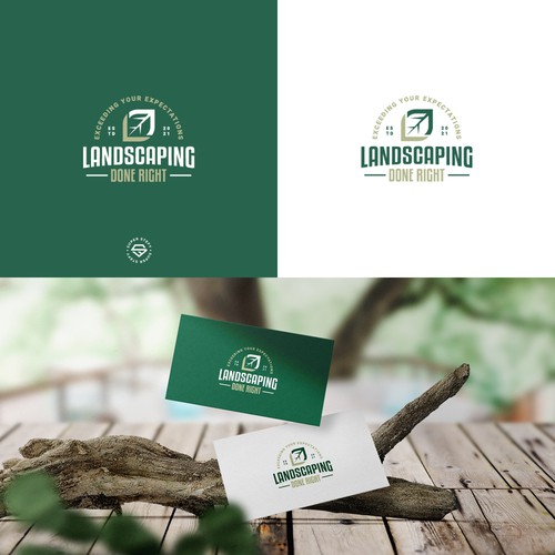 Searching for Clean, Indelible Logo for Landscaping Company Design by SuperStefy ★ ★ ★ ★ ★