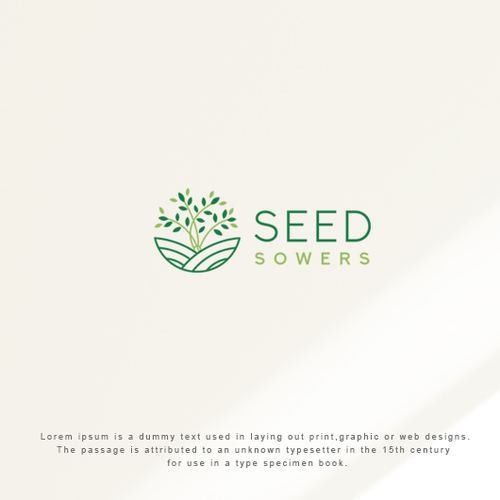 Seed Sowers logo for donor appreciation campaign Design by Melissa G.