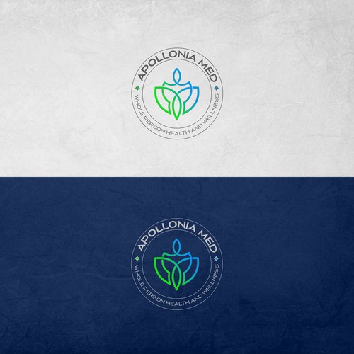 Logo - Where science meets nature. Whole human health Design by Mayes