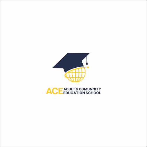 ACE School logo Design by Psykopet