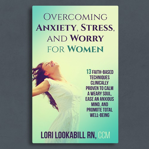 Creative book cover that incites feeling of peace, health and strength appealing to women Design by Adriano - Covers