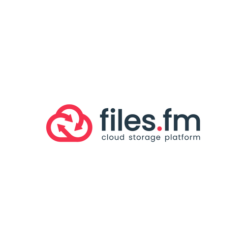 Files.fm logo and brand refresh for cloud storage platform Design by Diaveo