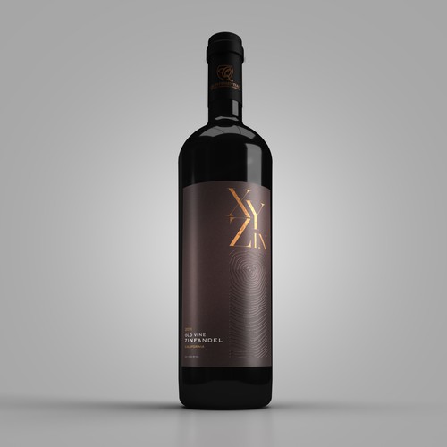 Diseño de Gothic Old Vine Zinfandel Wine Label de sougatacreative