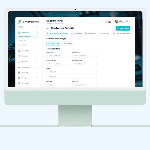the smartest portal Design by DezainHub