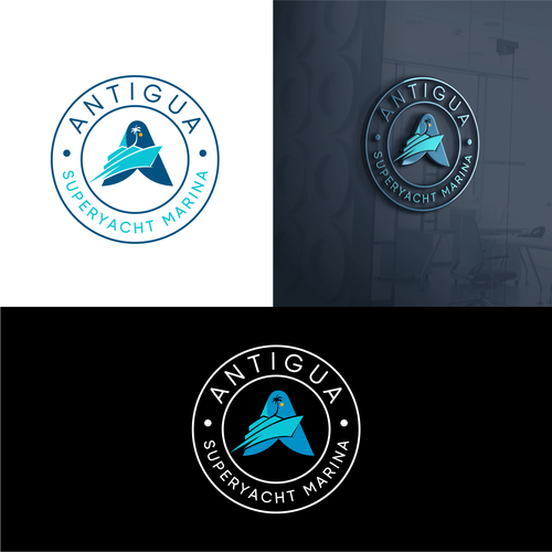 Logo for Antigua Superyacht Marina Design by SitcyArt