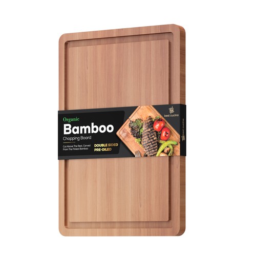 Bamboo Chopping Board Colour Card (2 Bamboo Chopping Board Models) Design by CUPEDIUM