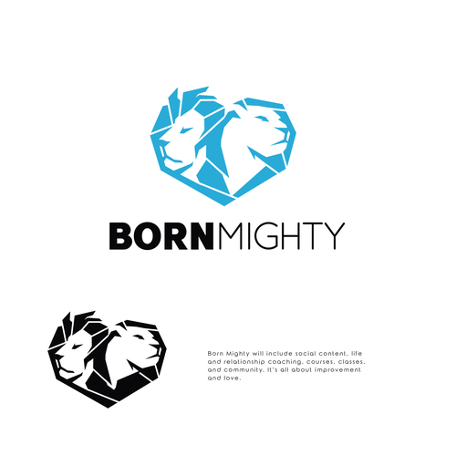 Bring “Born Mighty” Logo and Social To The Masses! Design by >>Jelena<<