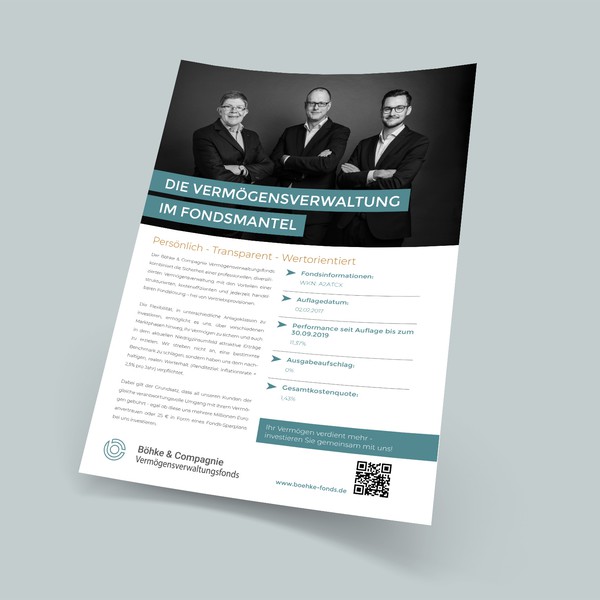 Design realizzato da simona n. intitolato "Flyer für Böhke & Compagnie"