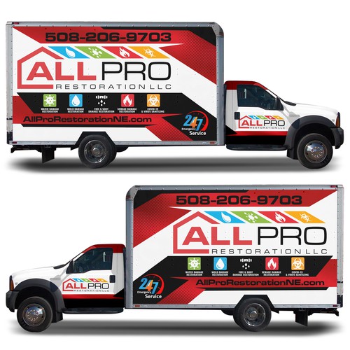 New vehicle Wrap for a Restoration truck Design por ssrihayak