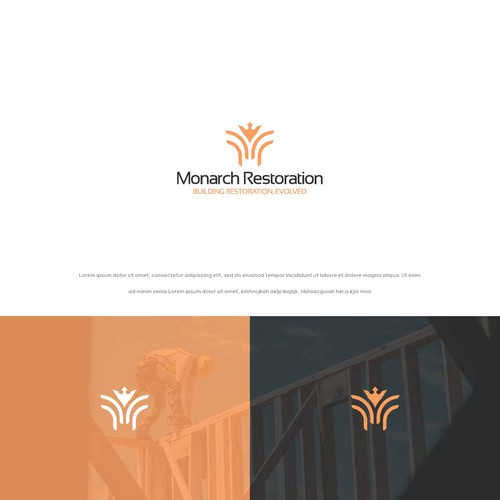 Design a modern clean logo package for a restoration company Design by Danny A