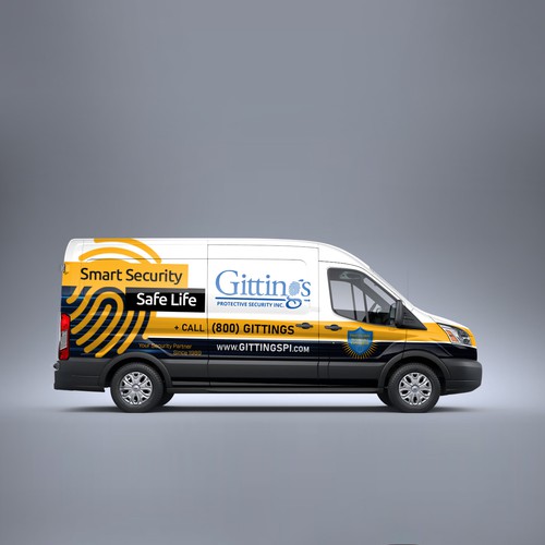 Security Van Wrap Design by Art Mahno ✔