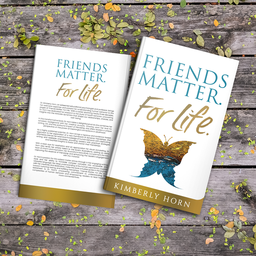 "Friends Matter. For Life.", insightful and visually captivating book on adult friendship Design by LAYOUT.INC