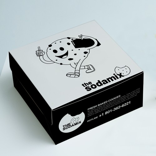 Single Cookie Box Design by Madushantha