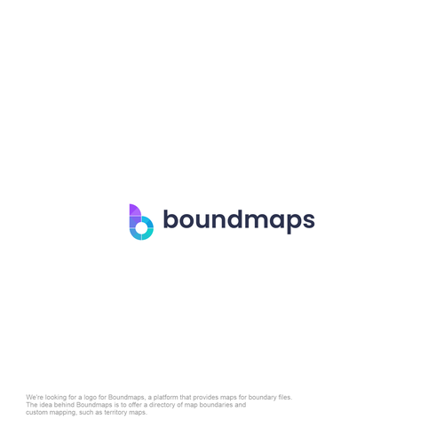 Simple and clean logo for a B2B mapping app Design by BAEYBAEツ