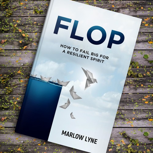Design a book cover for a book called "FLOP" ! Design by Citrusbyte