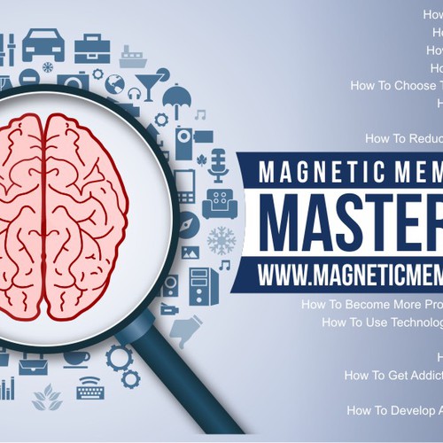 Course images for Memory Masterclass and Masterplan videos Design by erwintito