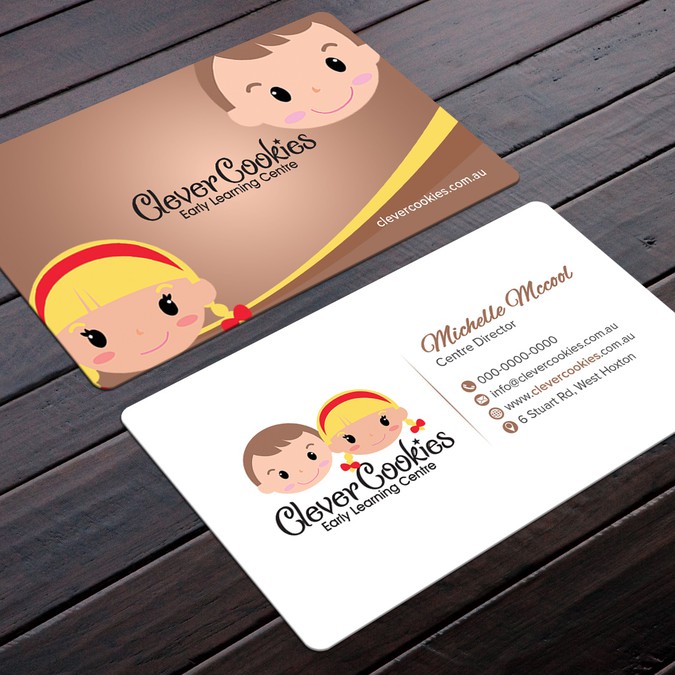 New Creative Business Card Stationary For Childcare Centre