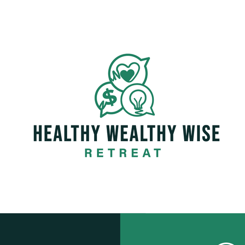 Design dynamic logo for health, wellness & financial literacy retreat! Design by A-GJ