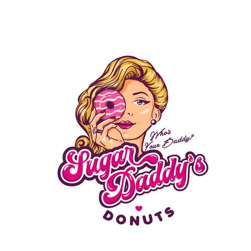 SUGAR DADDY DONUTS LOGO CONTEST Design by nindadian