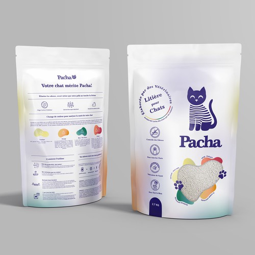 Cat Litter startup Minimalistic packaging - Contest Design by Inmyde