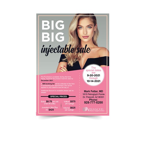 Botox and Filler Injectable Sale Add Design by Xnine