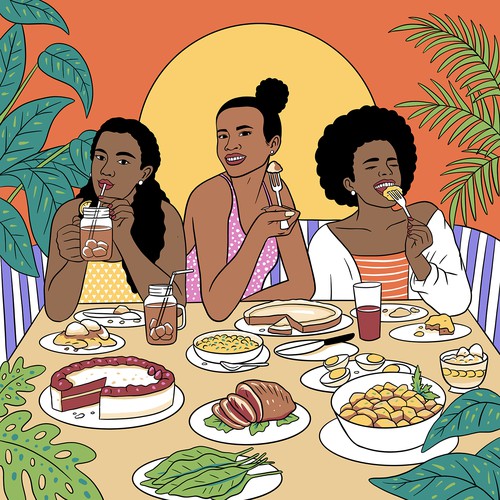 Soul Food/Foodie Themed T-Shirt Designs Design von thegarapan