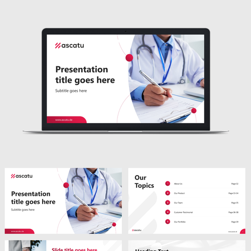 Occupational Health / Company Physician Company - PowerPoint Template Design by RidhoFrahman