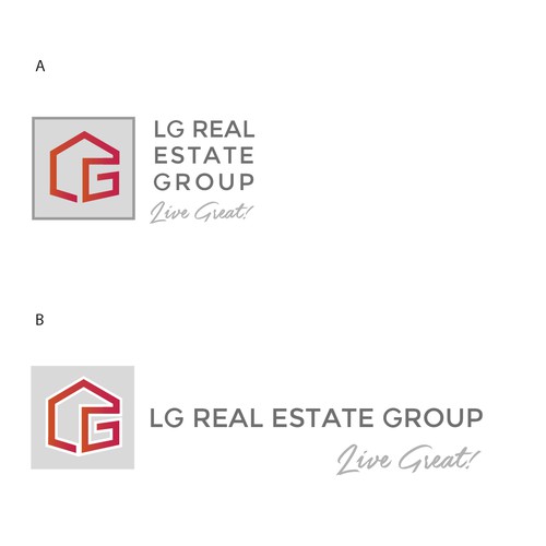 Create a modern, bold, and sleek logo for LG Real Estate Group Design by Ana Carri