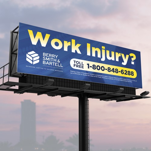 Law Firm Billboard Design by SoftSkills