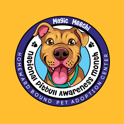 Magic Meechi - National Pitbull Awareness Month Design by 3AM3I