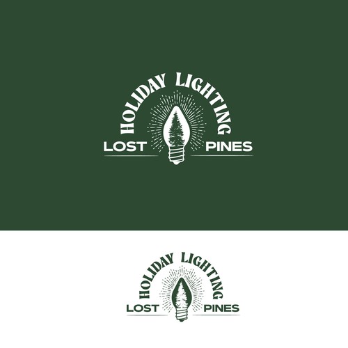 Vintage Christmas Light Installation Business Brand Design Design by imran_deser