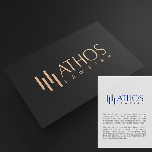 Design  modern and sleek logo for litigation law firm Design by Randy Yanuar