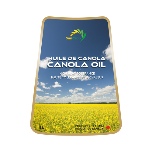 Create a label for our Canola Oil (Product of Canada) Product label
