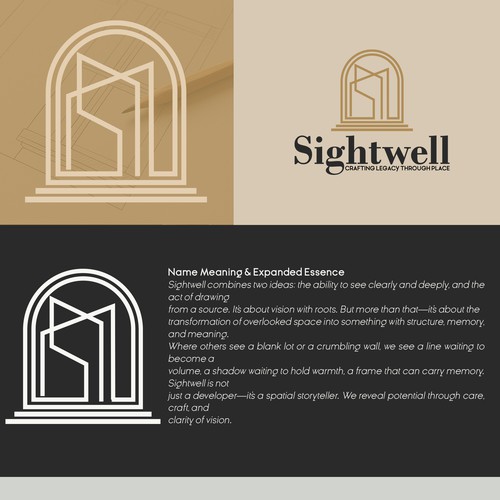 Design a Timeless Logo for Sightwell — A Place-Rooted Creative Developer Design by S H A Y