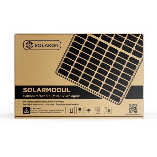 Create a nice Packaging Design for Solar Panels Design by Rajith Shantha