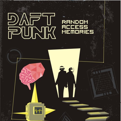 99designs community contest: create a Daft Punk concert poster Ontwerp door maneka