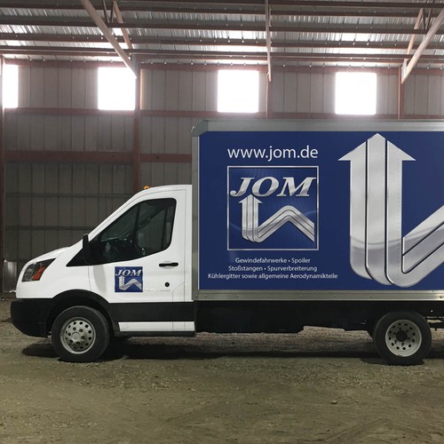 Rotulación de auto, camión o camioneta propuesta en el concurso por theANUNGs