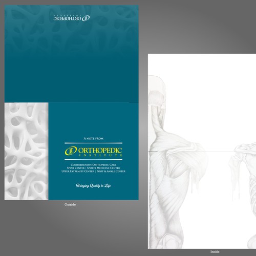 Orthopedic Thank You Card Design Réalisé par Leo Sidharta