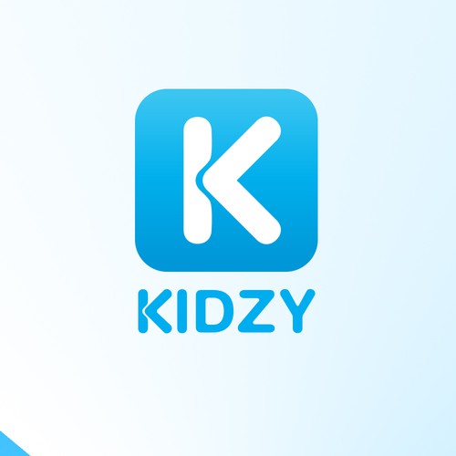 Mobile App Kidzy 2 simple screens + Logo. Design by Funkofon