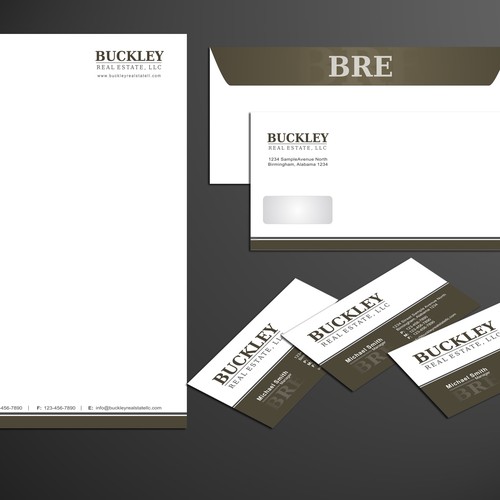Create the next stationery for Buckley Real Estate, LLC Diseño de rikiraH