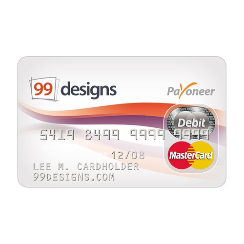 Prepaid 99designs MasterCard® (powered by Payoneer) Diseño de J. Melcher